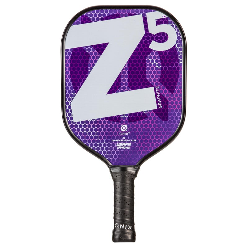 ONIX Graphite Z5 Graphite Carbon Fiber Pickleball Paddles with Cushion Comfort Pickleball Paddle Grip - USA Pickleball Approved, Grip Size 4 1/4 inches - Image 1